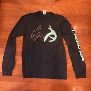 Adult S reel tree long sleeve t-shirt